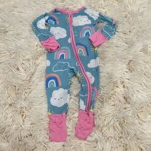 Little Sleepies Rainbow Cloud Footies
